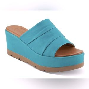 Spring Step Women's Allerton Sandal Size 10.5-11 (42)  Turquoise